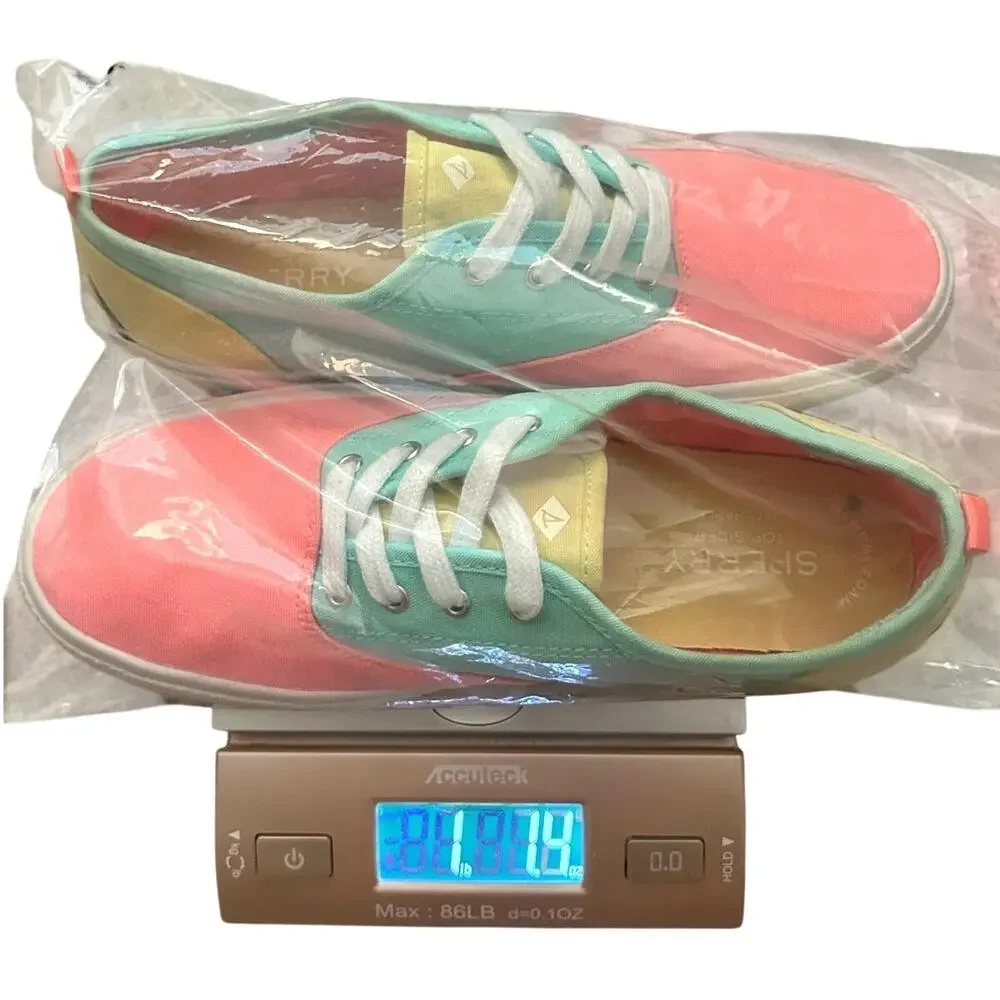 Sperry Top-Sider Pier Wave CVO Jr Colorblock Sneakers Kids Size 4.5